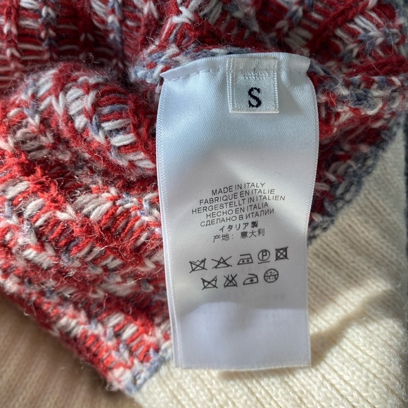 Thom Browne Crab Toy Icon Tweed V Neck Pullover - Picture 8 of 11